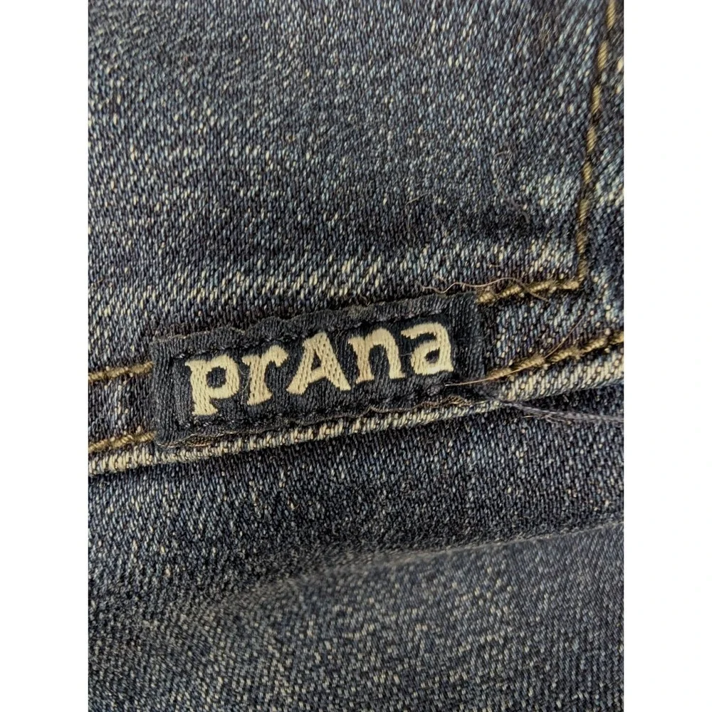 Prana Jeans Mens 36x32 Manchester Blue Slim Fit Outdoors Casual Denim